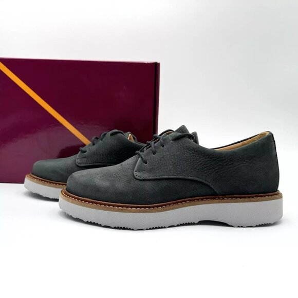 Samuel Hubbard Free Casual Walking Shoe Women's Size 5.5 Nubuck Charcoal W1100-0 - Picture 1 of 10